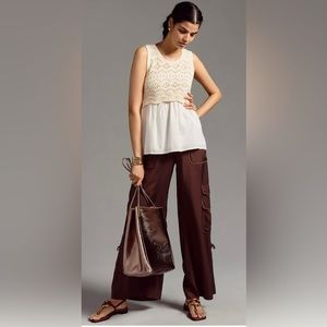 NWT By Anthropologie Layered Sweater Tank